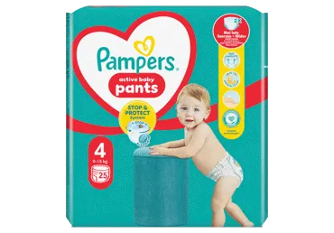 Sauskelnės-kelnaitės PAMPERS Pants, Carry Pack, 4 dydis, 25 vnt.