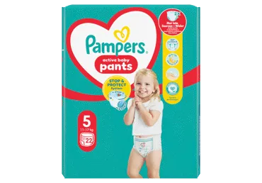 Sauskelnės-kelnaitės PAMPERS Pants, Carry Pack, 5 dydis, 22 vnt.