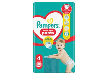 Sauskelnės-kelnaitės PAMPERS Pants, Giant Pack, 4 dydis, 66 vnt.