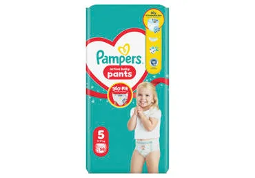 Sauskelnės - kelnaitės PAMPERS Pants, Giant Pack, 5 dydis, 58 vnt.