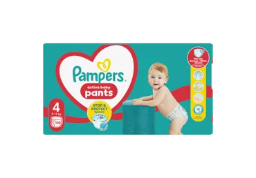 Sauskelnės-kelnaitės PAMPERS Pants, Mega Pack, 4 dydis, 108 vnt.