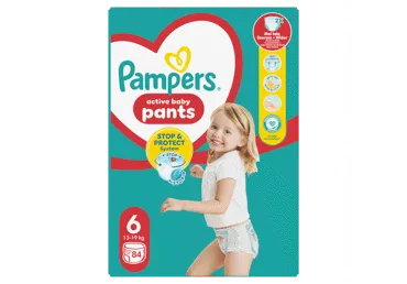 Sauskelnės-kelnaitės PAMPERS Pants, Mega Pack, 6 dydis, 84 vnt.