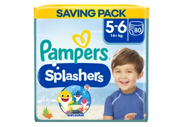 Sauskelnės-kelnaitės PAMPERS Pants Splashers, 5 dydis, 14+ kg, 10 vnt.