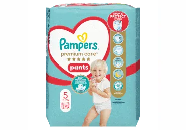 Sauskelnės-kelnaitės PAMPERS Premium Care Pants, Carry Pack, 5 dydis, 20 vnt.