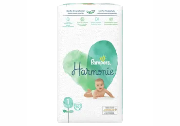 Sauskelnės PAMPERS Harmonie, Value Pack, 1 dydis, 50 vnt.