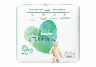 Sauskelnės PAMPERS Harmonie, Value Pack, 4 dydis, 28 vnt.