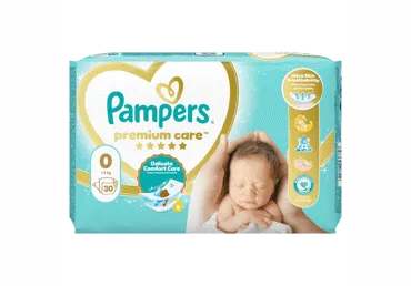 Sauskelnės PAMPERS Premium Care, Small Pack, 0 dydis, 30 vnt.