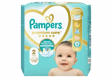 Sauskelnės PAMPERS Premium Care, Small Pack, 2 dydis, 23 vnt.