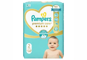 Sauskelnės PAMPERS Premium Care, Value Pack, 2 dydis, 68 vnt.