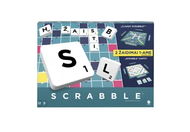 SCRABBLE žaidimas lietuvių kalba „2 in 1“