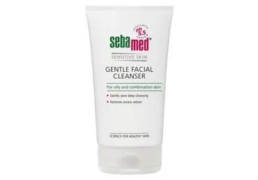 SEBAMED SENSITIVESKIN švelnus veido prausiklis riebiai ir mišriai odai