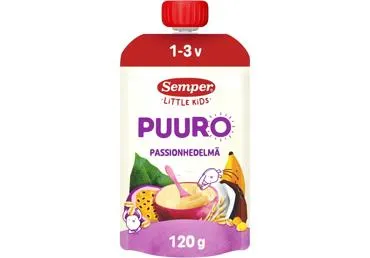 SEMPER RTE košė su pasiflorais, bananais ir kokosu pienu nuo 12mėn., 120g