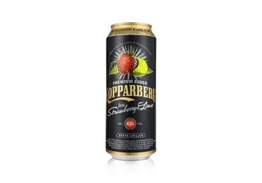 Sidras KOPPARBERG, braškių ir žaliųjų citrinų skonio, 500 ml