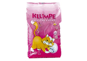 Silikagelio kačių kraikas KLUMPE CRYSTAL CLEAR, 3.8 l