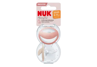 Māneklīši silikona 0-9m NUK 2gab.