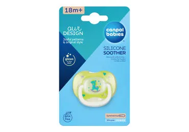 Silikoninis simetrinis čiulptukas CANPOL BABIES, 18+ mėn., 1 vnt.