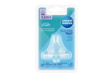 Silikoninis žindukas CANPOL EASY START (nuo 12 mėn.), 1 vnt.