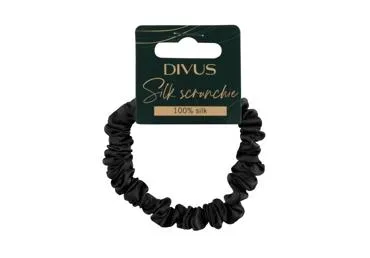Šilkinė gumelė, DIVUS, xs, juoda, 1vnt.
