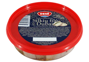 Silkių filė gabaliukai su pistacijomis, 200 g