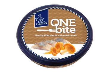 Silkių filė gabaliukai ZIGMAS ONE BITE su voveraitėmis, 210 g