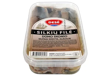 Silkių filė su aliejumi DESĖ, dūmų skonio, 700 g