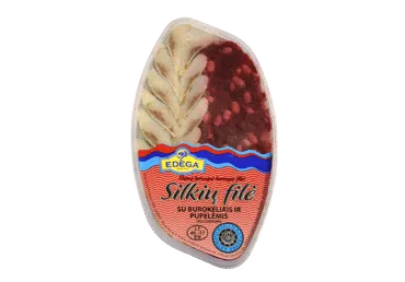 Silkių filė su burokėliais ir pupelėmis EDEGA, 200 g
