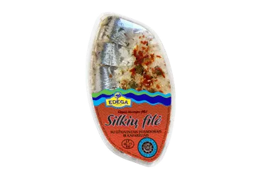 Silkių filė su džiovintais pomidorais ir kaparėliais EDEGA, 200 g