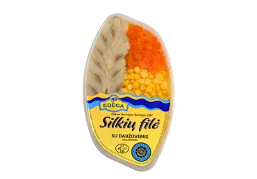 Silkių filė su keptomis daržovėmis EDEGA, 200 g