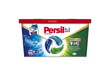 Skalbiamosios kapsulės PERSIL DISCS UNIVERSAL, 13 skalb., 13 vnt.