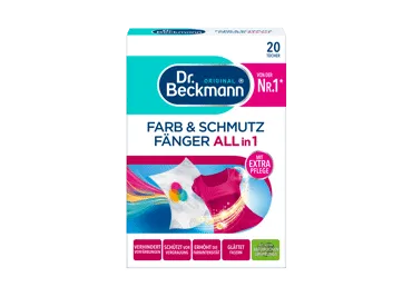 Skalbiamosios servetėlės DR. BECKMANN, 20 vnt.