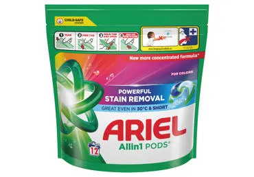 Skalbimo kapsulės ARIEL Color 12 vnt., 12 vnt.