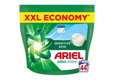 Skalbimo kapsulės ARIEL Sensitive, 44 skalb.