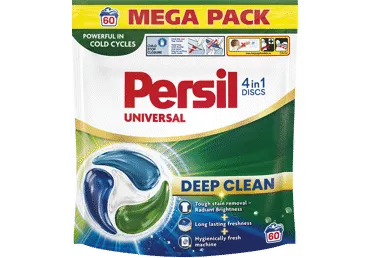 Skalbimo kapsulės "PERSIL DISCS Universal" 60 vnt.