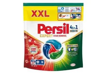 Skalbimo kapsulės PERSIL EXPERT DISCS Stain Removal 37 skalbimams, 37 vnt.