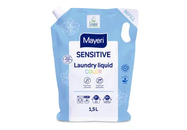 Skalbimo skysčio papildymas Sensitive color, Mayeri, 1,5 l