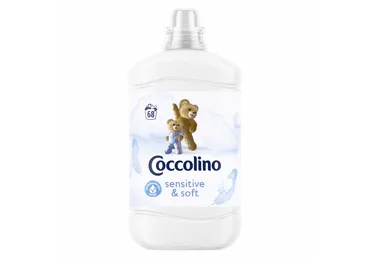 Skalbinių minkštiklis COCCOLINO Sensitive, 68 sk.,1,7 l