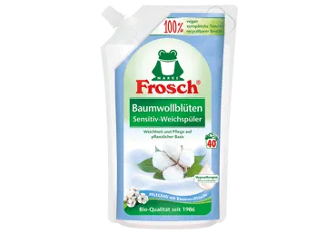 Skalbinių minkštiklis FROSCH, medvilnės žiedų kvapo, 1 l
