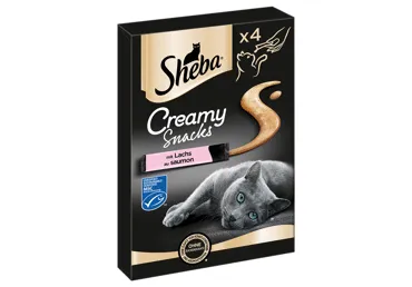 Skanėstas katėms SHEBA su lašišomis, 48 g