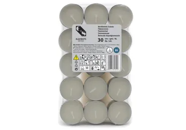 Skridininės žvakės ELEMENTS SENSE, 30 vnt., 30 vnt.