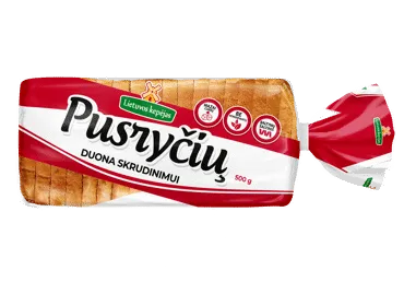 Skrudinamoji PUSRYČIŲ duona, 500 g