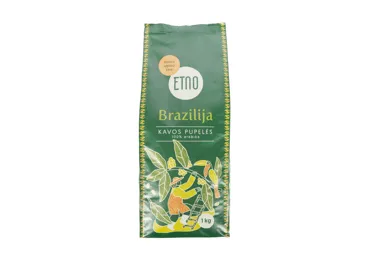 Skrudintos kavos pupelės ETNO BRAZILIJA, 1 kg