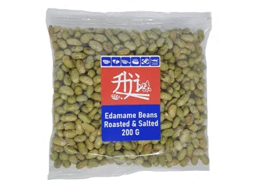 Skrudintos sojų pupelės EDAMAME, lengvai sūdytos AJI, 200 g