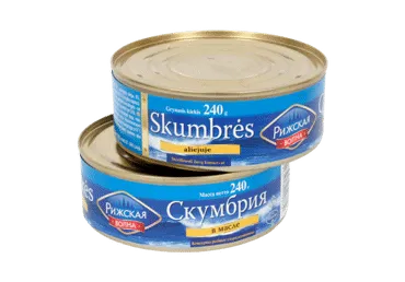 Skumbrės aliejuje, 240 g