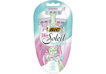 Skustuvai BIC MISS SOLEIL SENSITIVE, 3 vnt., 3 vnt.