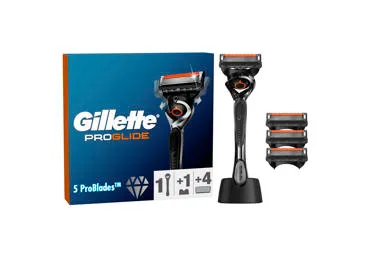 Skustuvas GILLETTE FUSION PROGLIDE + sk. galvutės 4vnt.