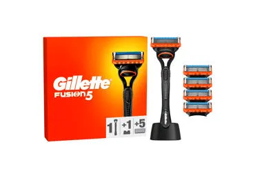 Skustuvas GILLETTE FUSION + sk. galvutės 5vnt.