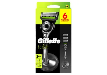 Skustuvas GILLETTE LABS, 3 galvutės su laikikliu