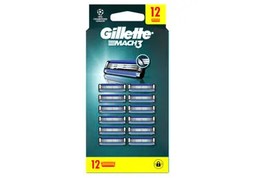 Skustuvo galvutės GILLETTE MACH 3, 12 vnt