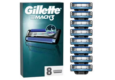 Skustuvo galvutės GILLETTE MACH3, 8vnt.