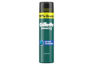 Skutimosi gelis Mach3 Extra Comfort, 200+40 ml